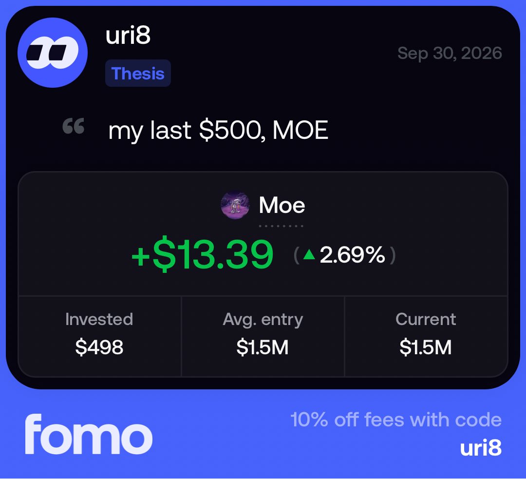Uri's tweet photo. Let’s see where $MOE takes us https://t.co/atYh52AvbI