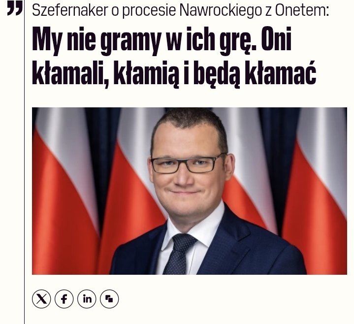 pisbot96108's tweet photo. Ale tam w Onecie cieplutko musi być 😂 "Szanujemy procedury sądowe w procesie Karola Nawrockiego z Onetem i nie będziemy robić z niego medialnego spektaklu. Nie komentujemy do czasu zakończenia sprawy" - napisał @szefernaker w social media 👍🤣 https://t.co/ybiasm5O5F