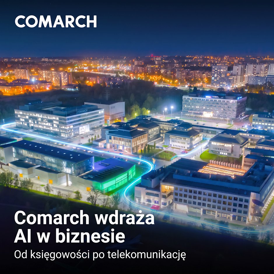 ComarchGroup's tweet photo. 🚀 Napędza nas AI!

W najnowszym materiale @PAPinformacje podsumowujemy, jak AI wspiera naszych klientów z różnych branż - od finansów i księgowości, przez handel i programy lojalnościowe, po e-fakturowanie i telekomunikację.

#Comarch dostarcza rozwiązania, które:
🔹 automatyzują procesy finansowe i księgowe,
🔹 analizują dokumenty i faktury,
🔹 wspierają procesy kredytowe,
🔹 pomagają w diagnostyce i zarządzaniu sieciami telekomunikacyjnymi,
🔹 personalizują oferty i komunikację z klientami,
🔹 automatyzują codzienne procesy biznesowe.

Więcej:
📖 https://t.co/UFy9s5unUY

#Comarch #AI #ArtificialIntelligence #AIforBusiness #Innovation #DigitalTransformation #AIAgents #BusinessAI