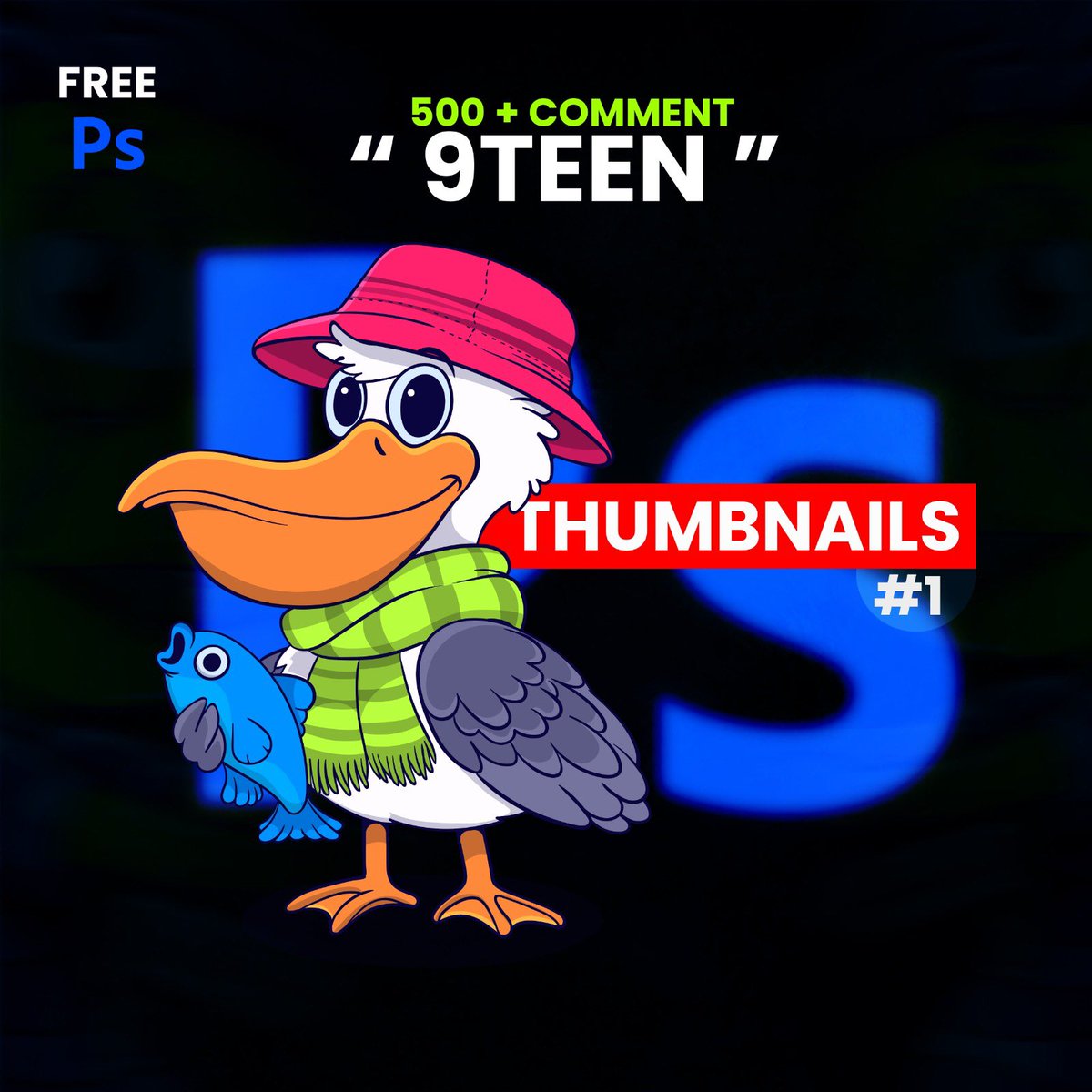 Kavindu341's tweet photo. π₯ 500+ Comments = β9TEENβ π₯
π¨ FREE PSD PACK β Thumbnails
Tag your friends & letβs hit 500! π
#9TEEN #FreePSD #PSDPack #ThumbnailDesign #GraphicDesign #FreeResources https://t.co/a855cTBsNK