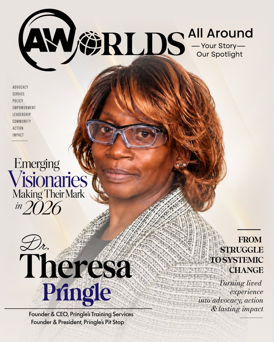 all_aroundworld's tweet photo. Dr. Theresa Pringle - Emerging Visionaries Making Their Mark in 2026
📷 Read the full feature:
https://t.co/tkJ69R2HbL
#AllAroundWorlds #EmergingVisionaries #TheresaPringle #CommunityLeadership #SocialImpact #LeadershipDevelopment #CommunityEmpowerment #HousingStability https://t.co/DpKdwSYZen
