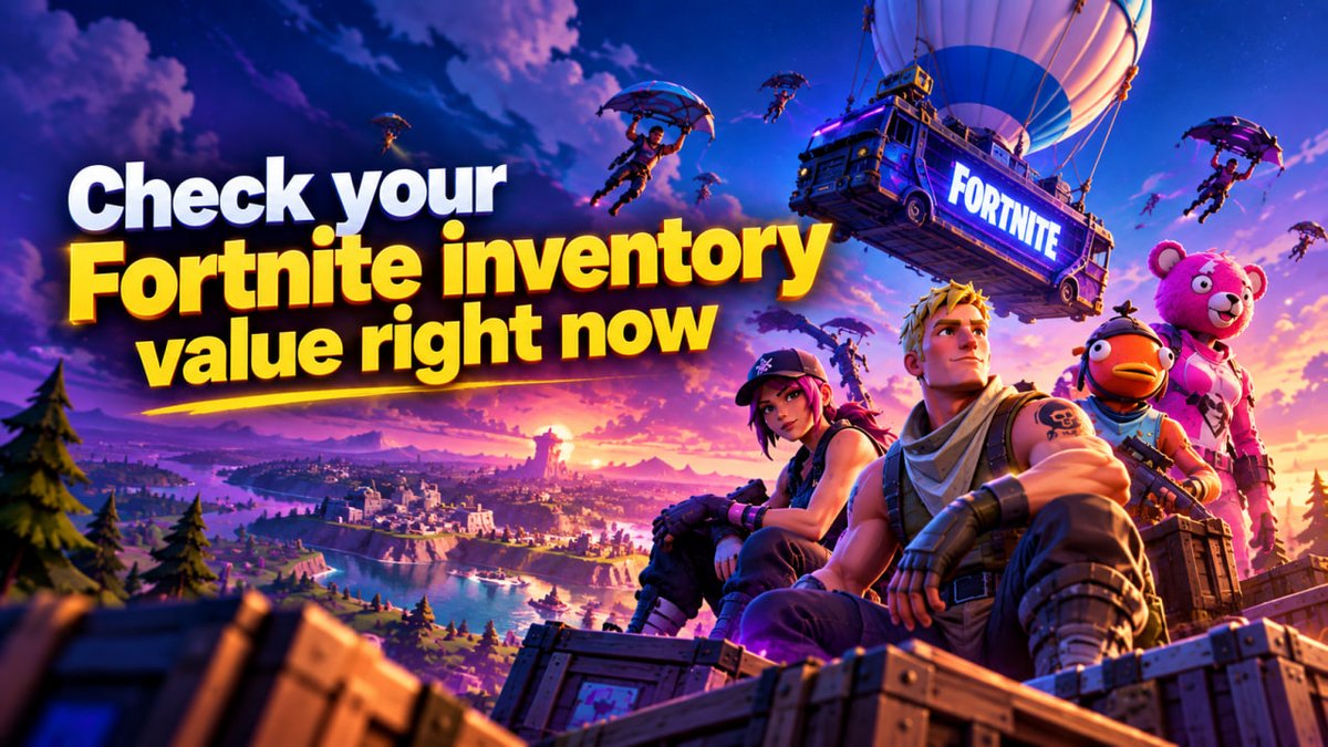 als20191's tweet photo. Find out what your entire Fortnite inventory could be worth

See yours: https://t.co/NTkpaUSgzT

#fortnite #Code https://t.co/GMkm3bQfyY