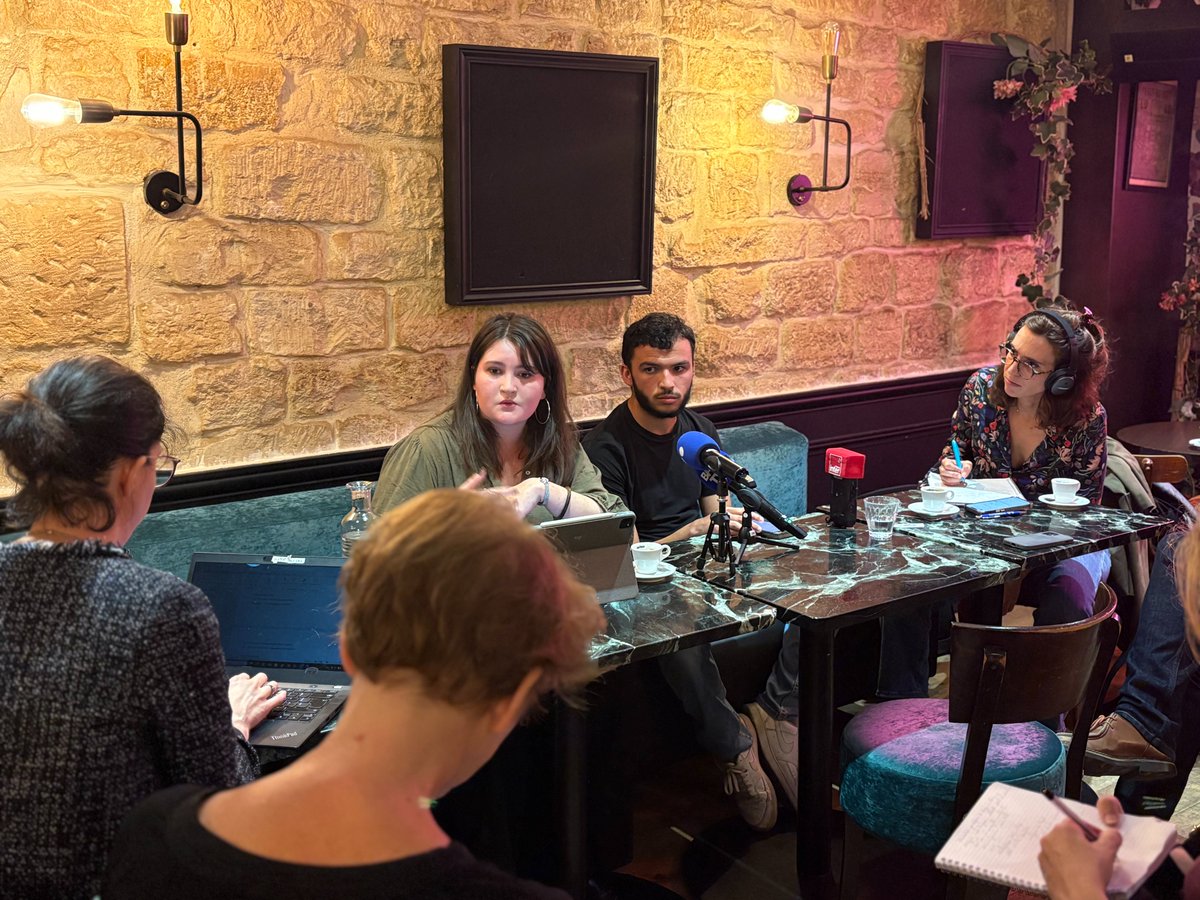 unionetudiante_'s tweet photo. 🔴 Conférence de presse de l’Union Étudiante et @USLSyndicat

➡️ Éloise Lefebvre Milon, secrétaire générale de l’Union Étudiante, et Ryad Rani, président de l’USL, reviennent sur l’état des lycées et des universités en France et appellent à la mobilisation. https://t.co/ENg4sVTTrh