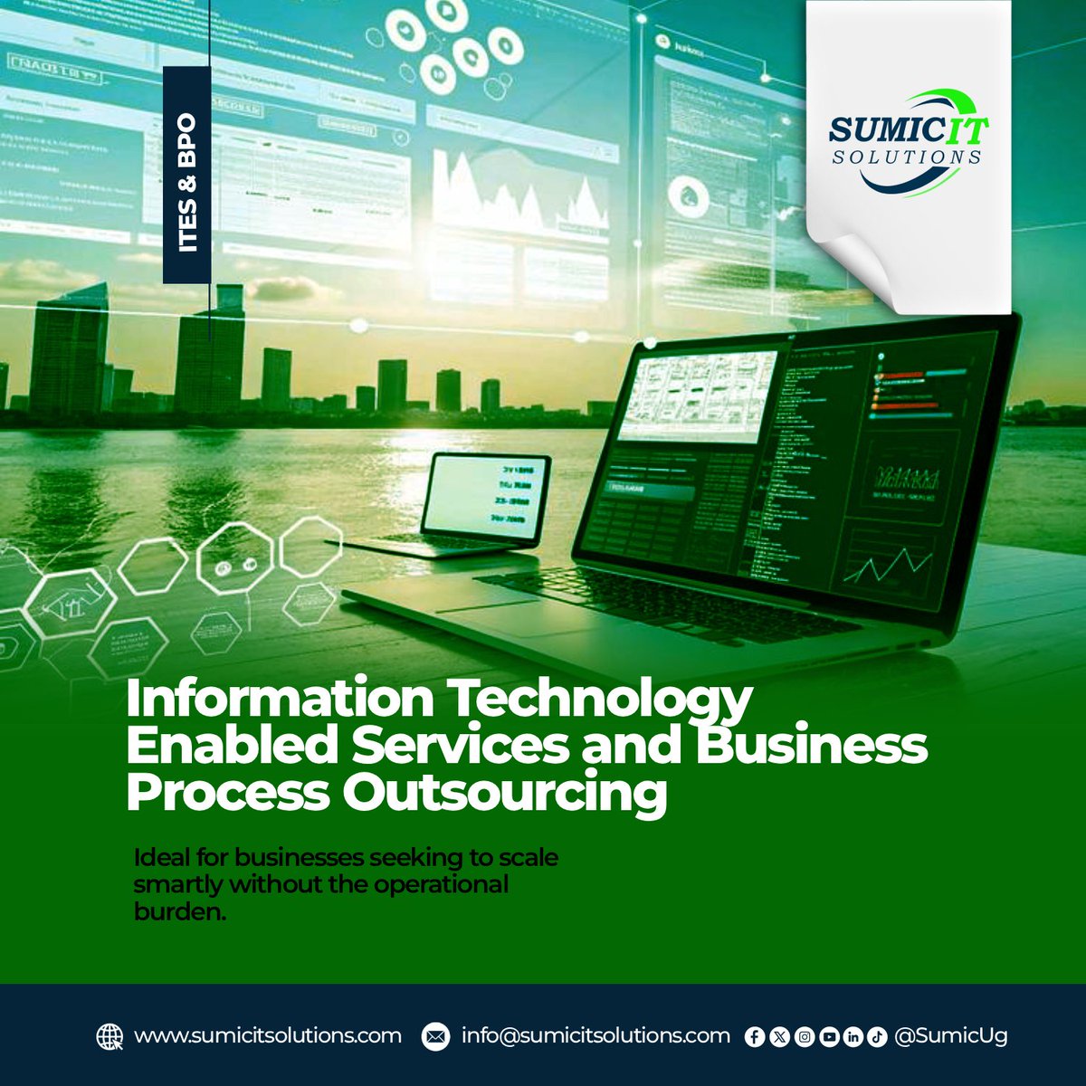 SumicUg's tweet photo. We turn ideas into digital solutions through our ITES and knowledge-based outsourcing services.

Our expertise spans: Custom Software, Mobile Applications and AI Solutions tailored to your business needs.

Beyond development, we provide software maintenance, testing and quality assurance to support reliable performance.

Our technical sales support helps businesses demonstrate their solutions and communicate their value to potential customers.

As an extension of your team, we bring technical expertise and business understanding to help you develop, maintain and take your digital products to market.

Explore More: 🔗
https://t.co/8CBdCJiOzg

Sumic IT Solutions Ltd, Engineering the Future of Digital Solutions | Since 2019
#VisitSumic #SumicIsOpen