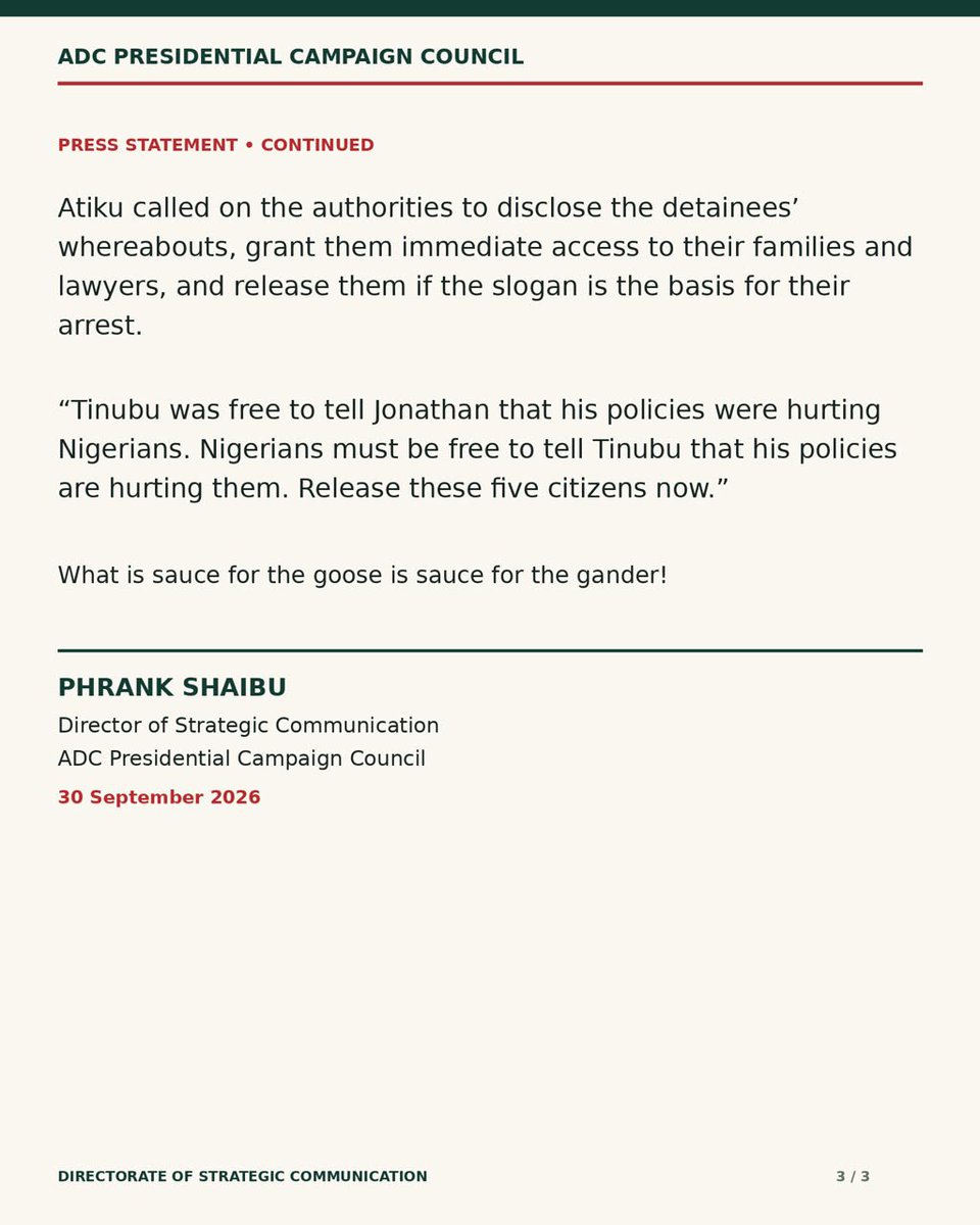 atiku's tweet photo. https://t.co/yOJFBqTci4