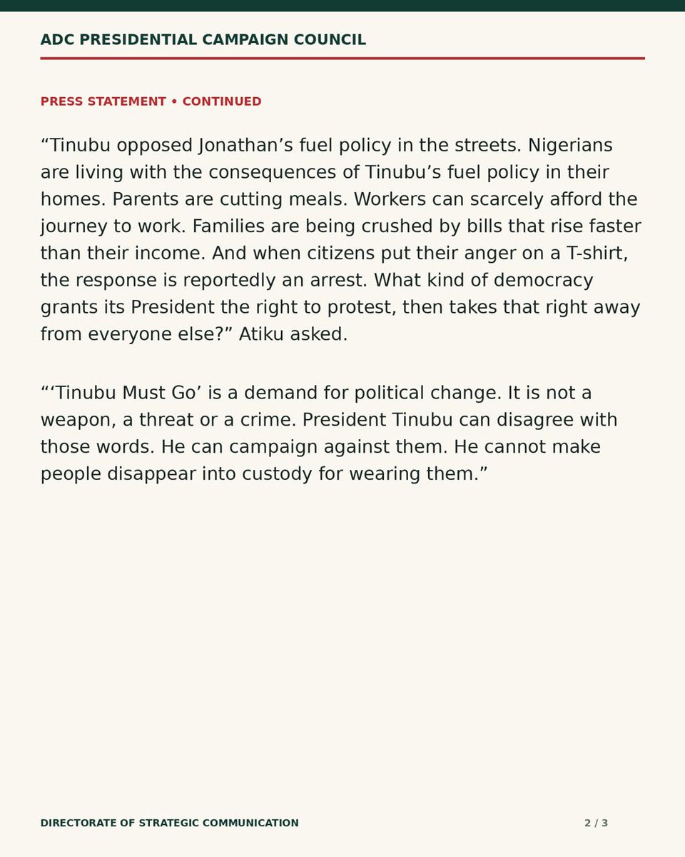 atiku's tweet photo. https://t.co/yOJFBqTci4