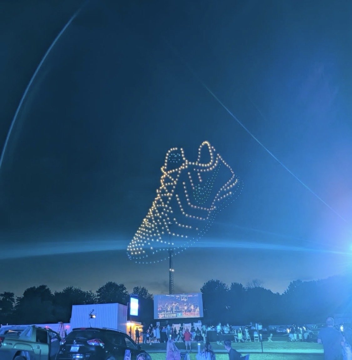 essentially_w's tweet photo. There are product launches &amp; then there’s things like this 😳

Nike has been going all out for the Caitlin Clark shoe launch. 

The Caitlin 1’s will launch worldwide on Oct 1, 2026. https://t.co/xPy6AvLdVp
