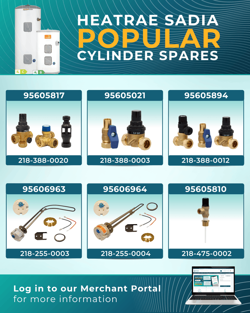 AdvancedWaterCo's tweet photo. Looking for Heatrae Sadia cylinder spares? 🔧 
Visit our Merchant Portal to explore the full range and discover more! https://t.co/wuTHuptlym