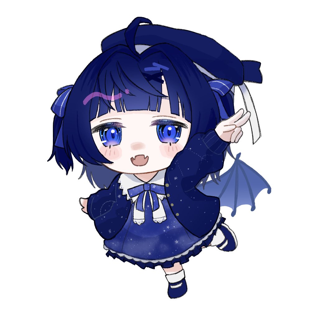 Perutan_vrc's tweet photo. フレンドのこべさん( @hakobekobe )が自分のお気に入りリュミィをイラストにして下さいました！めちゃ可愛い💙
ありがとうございますー！(*'▽'*) https://t.co/L94I6YjdzD