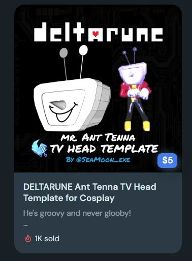 SeaMoon_exe's tweet photo. 1K SOLD!!!!

Ty to everyone who loves tv 📺 https://t.co/WcM5n27xS4