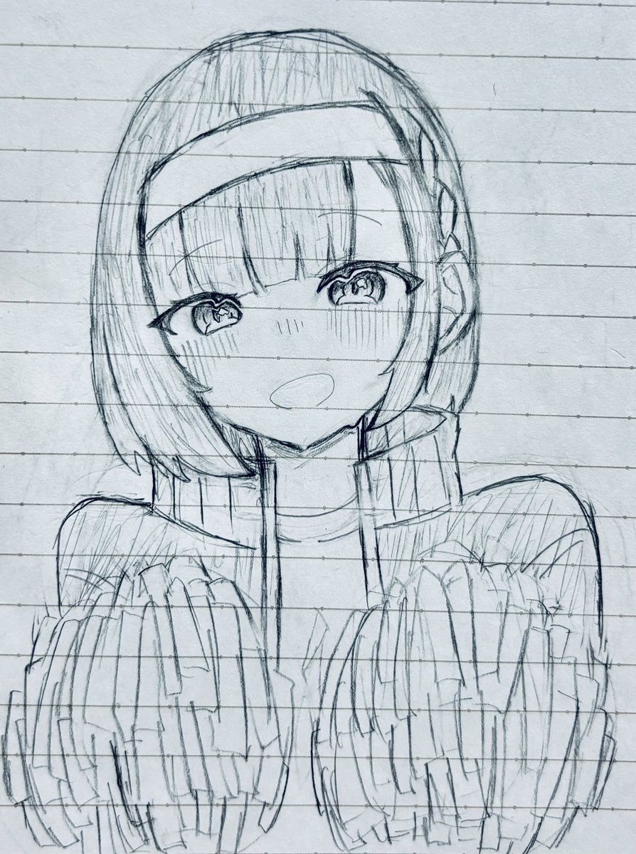 wawanwanwawawa's tweet photo. これも昔絵
理想シチュ
 #絵描きさんと繋がりたい #アナログ https://t.co/crvfNXTUjY