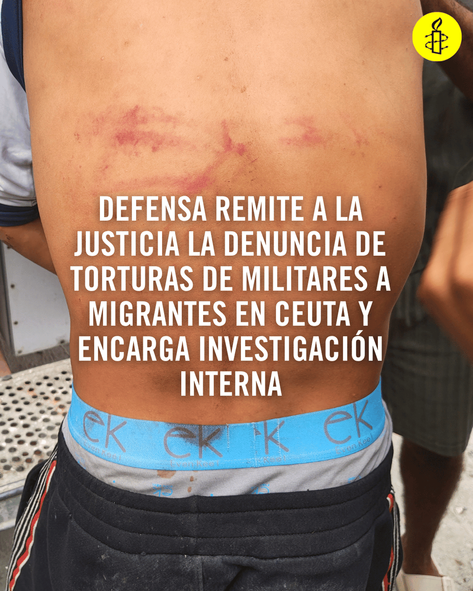 amnistiaespana's tweet photo. Atención tenemos respuesta a este anuncio 👉 https://t.co/DHciukmAnM Desde Amnistía Internacional damos la bienvenida a la acción tomada por el Ministerio de Defensa @Defensagob, pero pedimos al Ministerio de Defensa y a la Fiscalía @fiscal_es que no se quede en un mero anuncio. Las alegaciones de tortura y malos tratos deben ser investigadas de forma exhaustiva, como insistentemente ha recordado el Tribunal Europeo de Derechos Humanos en sus 11 condenas a España por no hacerlo. Además, insistimos en la necesidad urgente de apartar cautelarmente a los militares implicados.