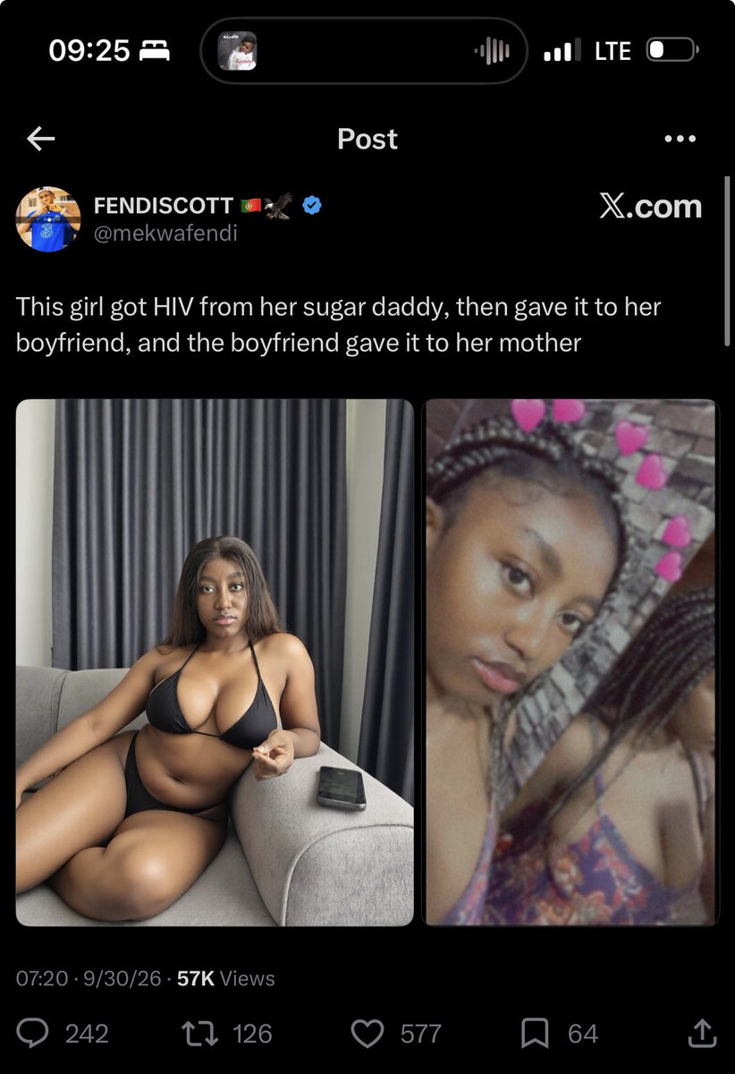 NobodyKNows906's tweet photo. These Nigerian agenda boys, once dem hold ur neck, straight to KorleBu 😂🤦🏾‍♂️ But I know the information this guy is spreading isn’t true. 

There’s no way you’ll tell me, our low-budget football content creator Berneese has HIV. https://t.co/D0ajn0AmNv