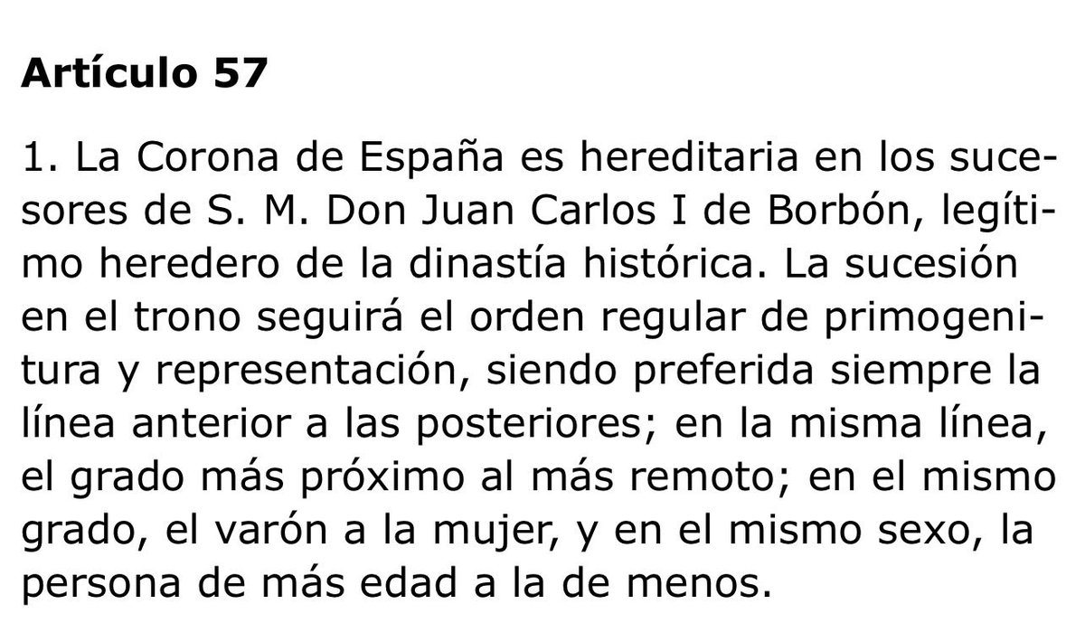 AnarteLaura's tweet photo. Esto forma parte del articulado de la Constitución Española, publicada en el Boletín Oficial del Estado. 

ACOJONANTE. https://t.co/hlca8EbDLb