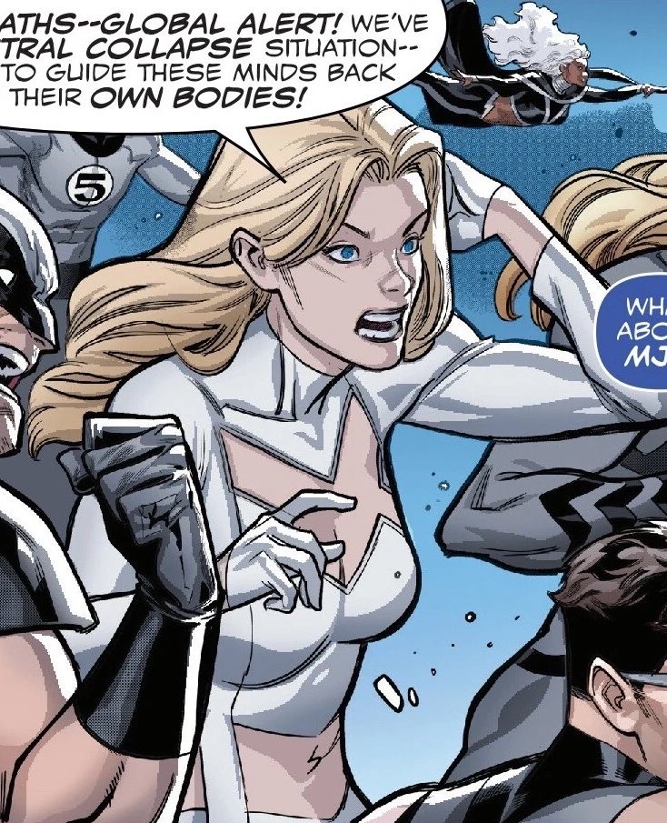 dailyemmafrost's tweet photo. NEW! Emma Frost in Queen in Black #5 out today.

#XSpoilers #EmmaFrost https://t.co/AvGquqzZ1D