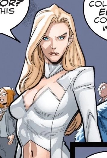 dailyemmafrost's tweet photo. NEW! Emma Frost in Queen in Black #5 out today.

#XSpoilers #EmmaFrost https://t.co/AvGquqzZ1D