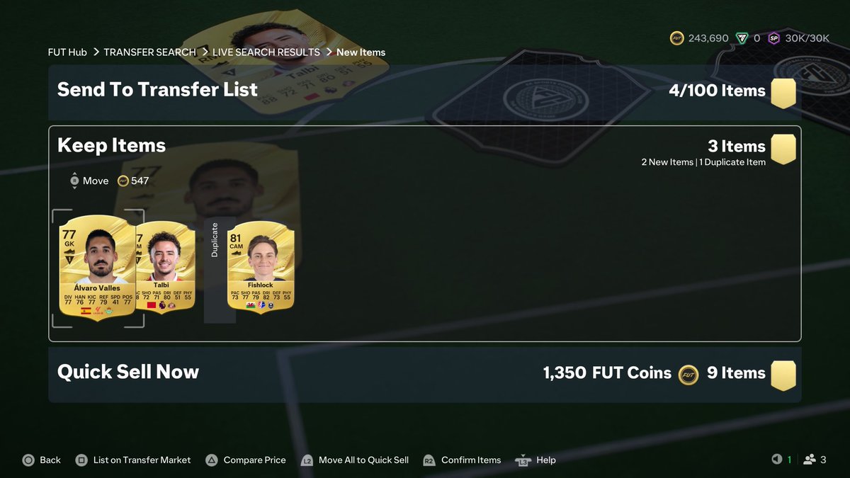 garyfc27's tweet photo. DRAFT 3

💰 Match Coins - 1.5k
🔷 XP Earned - 240
📦 Pack Value - 57.5k
🎴 Coins From Packs Back - 44,750
📈 Net Profit - +31,250
⏰ Time Spent ~ 1 Hour

50k pack = W https://t.co/PEIhlk2t0F
