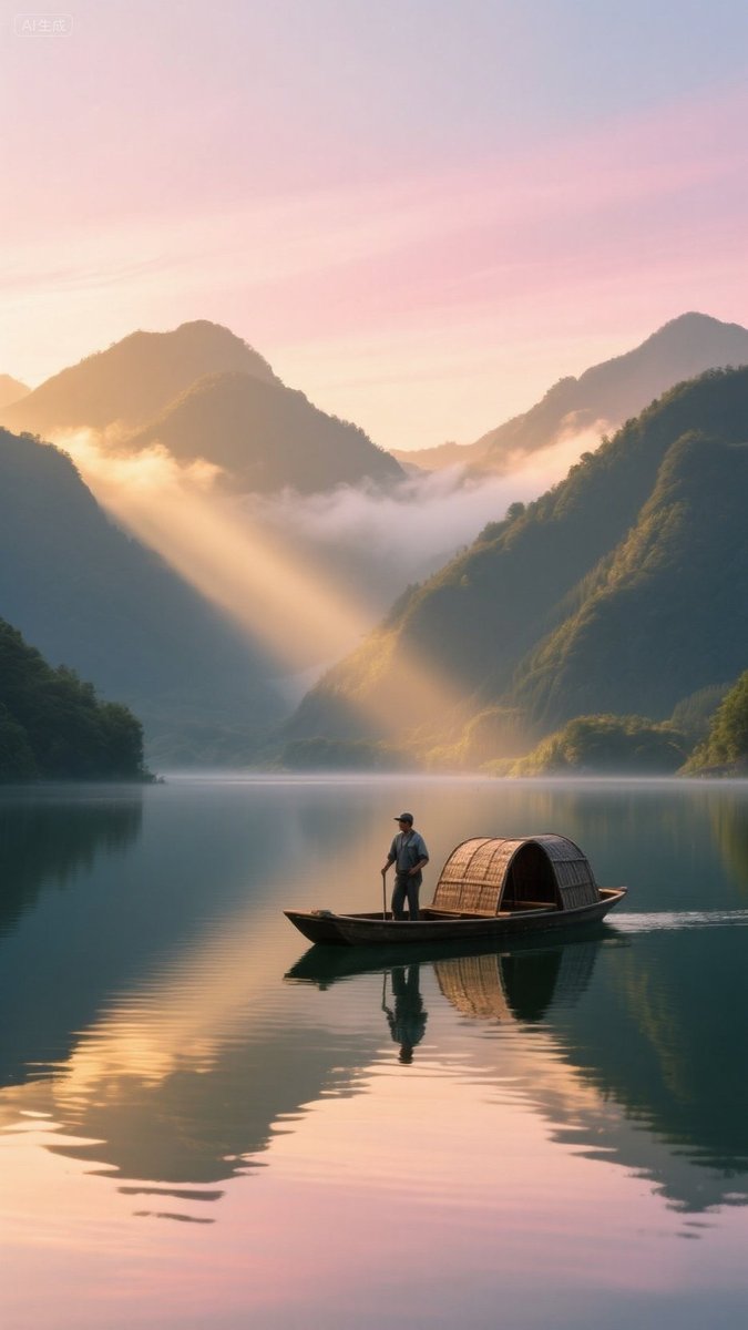 izozln285's tweet photo. [Today I feel like a boat drifting on the vast lake, the breeze is gentle, and the ripples on the water are dancing softly—what a lovely moment!]， https://t.co/0M2pUmXDPU