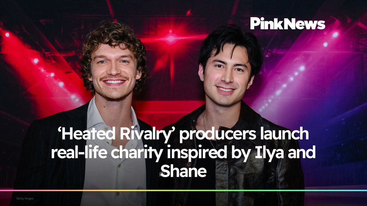 PinkNews's tweet photo. The producers behind 'Heated Rivalry' have launched a real-life Irina Foundation, turning fans’ love of the gay hockey romance into support for LGBTQIA2S+ communities ➡️

https://t.co/iWeaajBINd https://t.co/ypCfZGyl0L