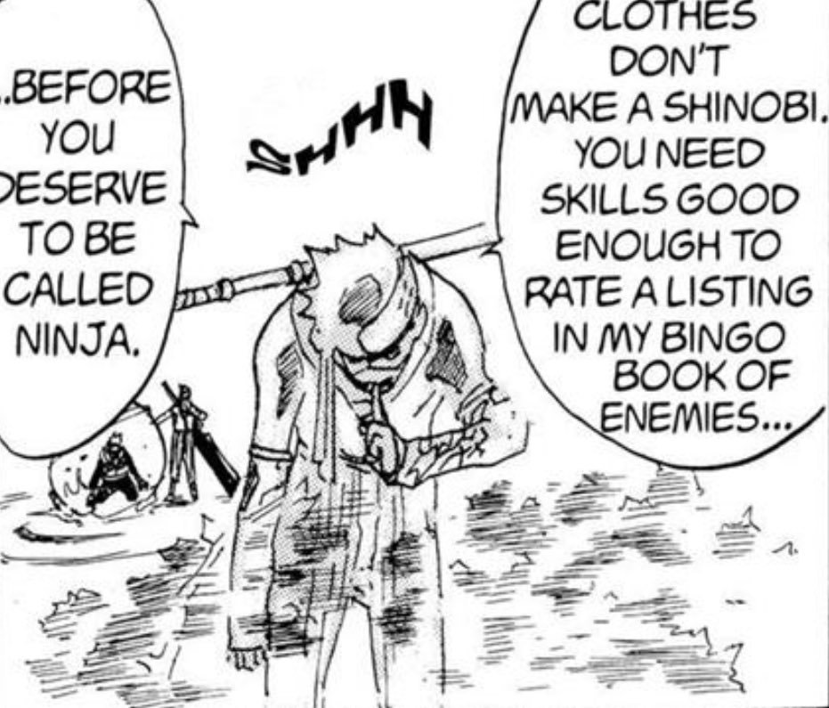 prowlerearth42's tweet photo. Naruto fans would genuinely read this and still tell you Boruto is ass because some genin don’t wear Konoha clothes lmfao 😭 https://t.co/l3E29d511J