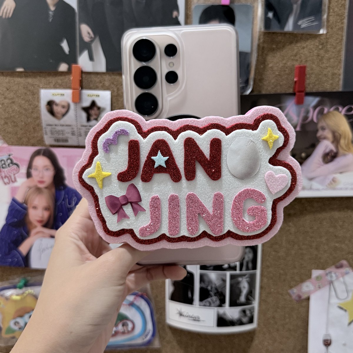 jidapa35's tweet photo. มารีวิวงับบ น่ารักสุ้บๆไปเลยยย✨🎀 
ตรงตามที่บรีฟทุกอย่าง แม่ค้าก้น่ารักส่งดราฟมาให้เลือกก่อนด้วยย👍🏻มาอุดหนุนเยอะๆงับบ💓
#pinkypinkxreview https://t.co/Rq30wVZubw