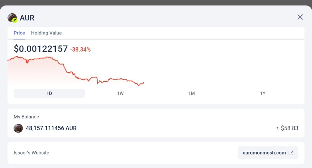 Marhmood75's tweet photo. too good to fade..

bagging more $AUR at $1.2m mcap https://t.co/JDHKycC1mV