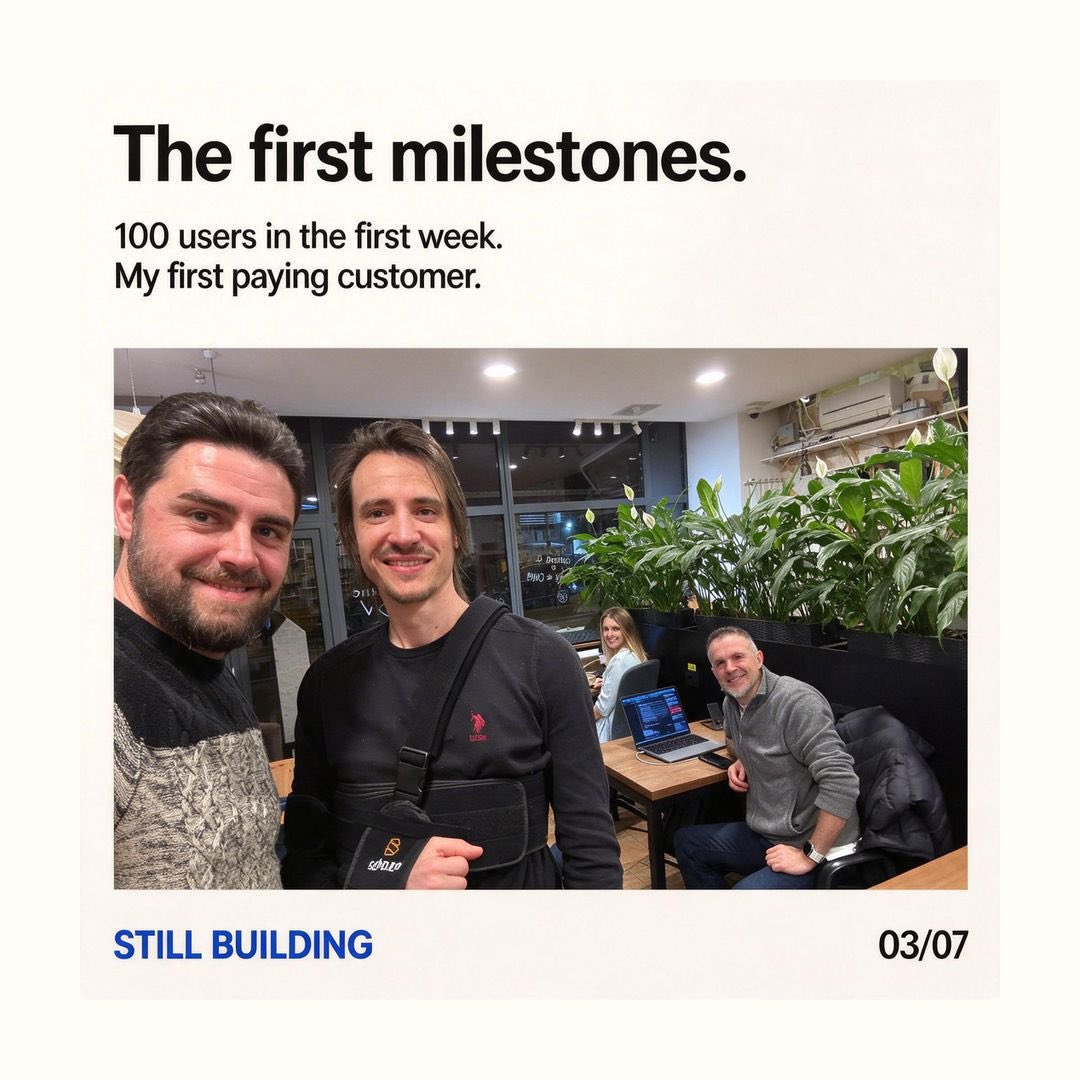 Cristi_Carp's tweet photo. In 2012, I was 19 and my app had reached 20,000 users.

In 2024, I dislocated my shoulder: and launched Shorts AI. The first week brought 100 users and my first paying customer.

#stanlaunchpad https://t.co/2rdwbs3fEG