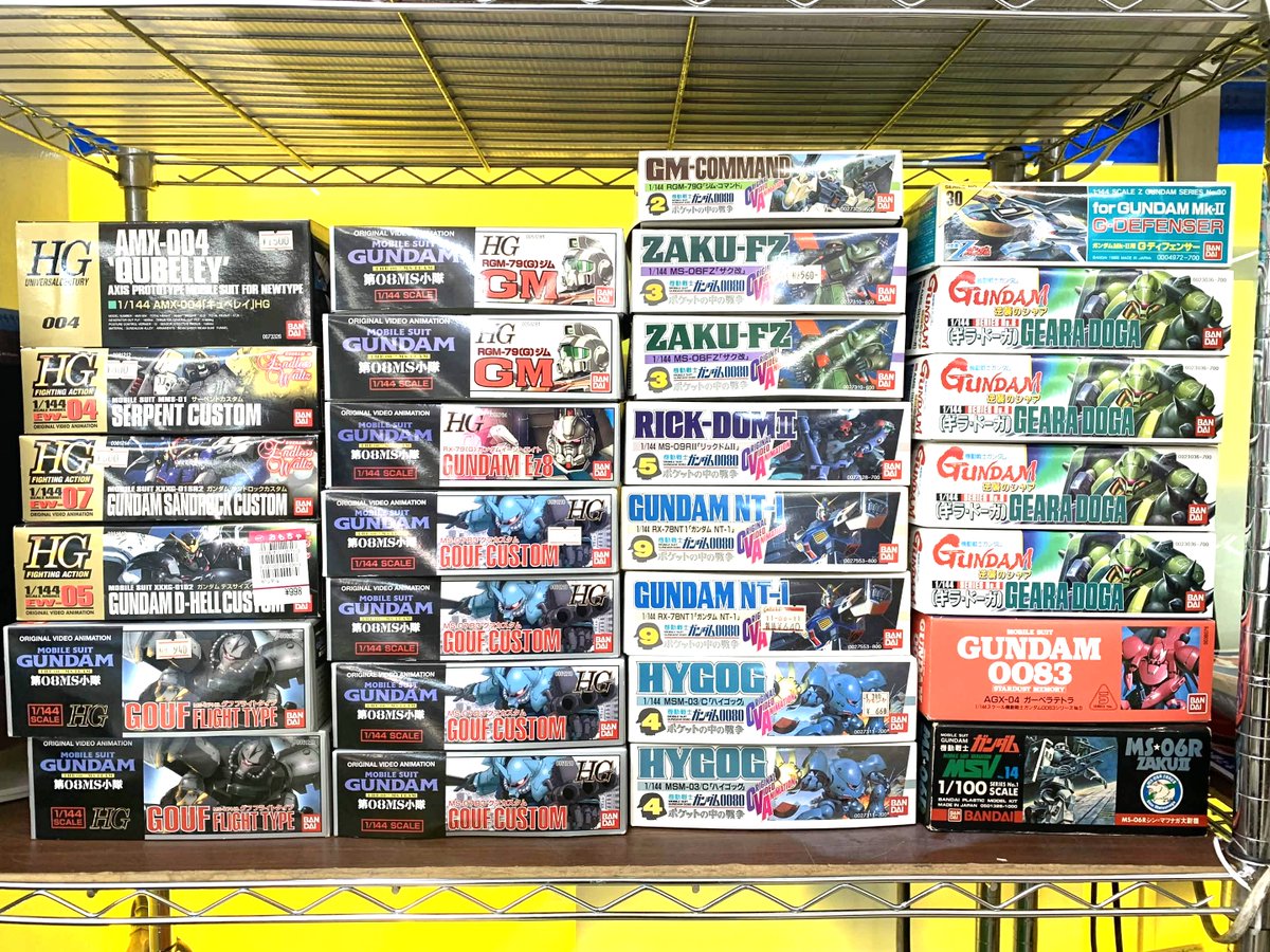 junkdoh's tweet photo. 🤖【買取情報】

ガンプラを大量買取しました！

今回は旧キットを中心に、たくさんのガンプラをお持ち込みいただきました✨

コレクション整理などで手放したい商品がございましたら、お気軽にご相談ください🙌

#ガンプラ #ガンプラ買取 #ガンダム #ホビー買取 #福��市 https://t.co/fffBKDT6dC