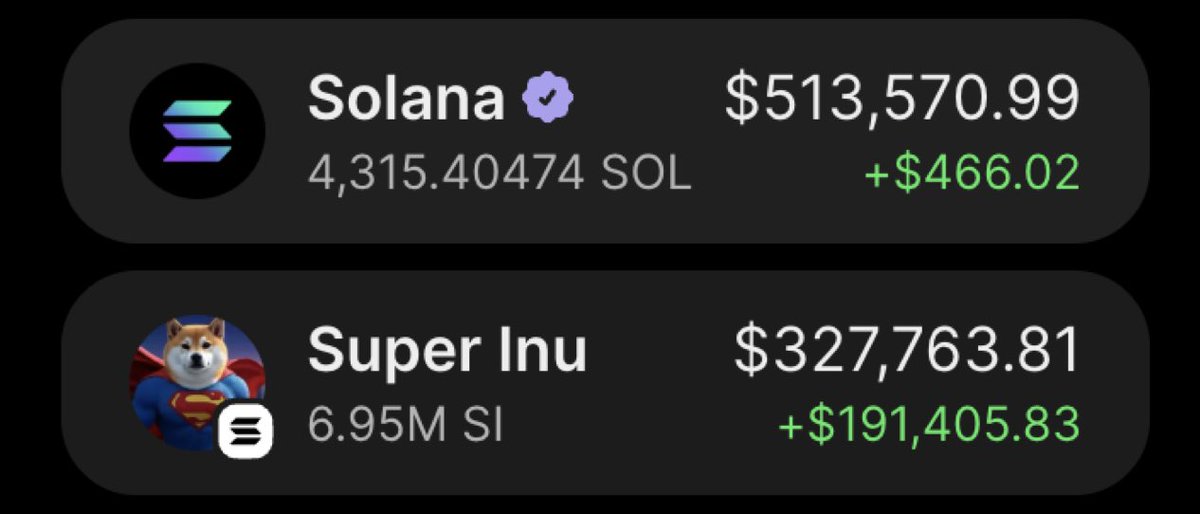 SOLWHALEDYOR's tweet photo. still printing on $SI

this shit touched $50M and my bag is already $500K+ in profit!!

a few weeks ago people said solana was dead, i kept buying...

now im getting rich while they keep talking... https://t.co/Z91g48BIzA