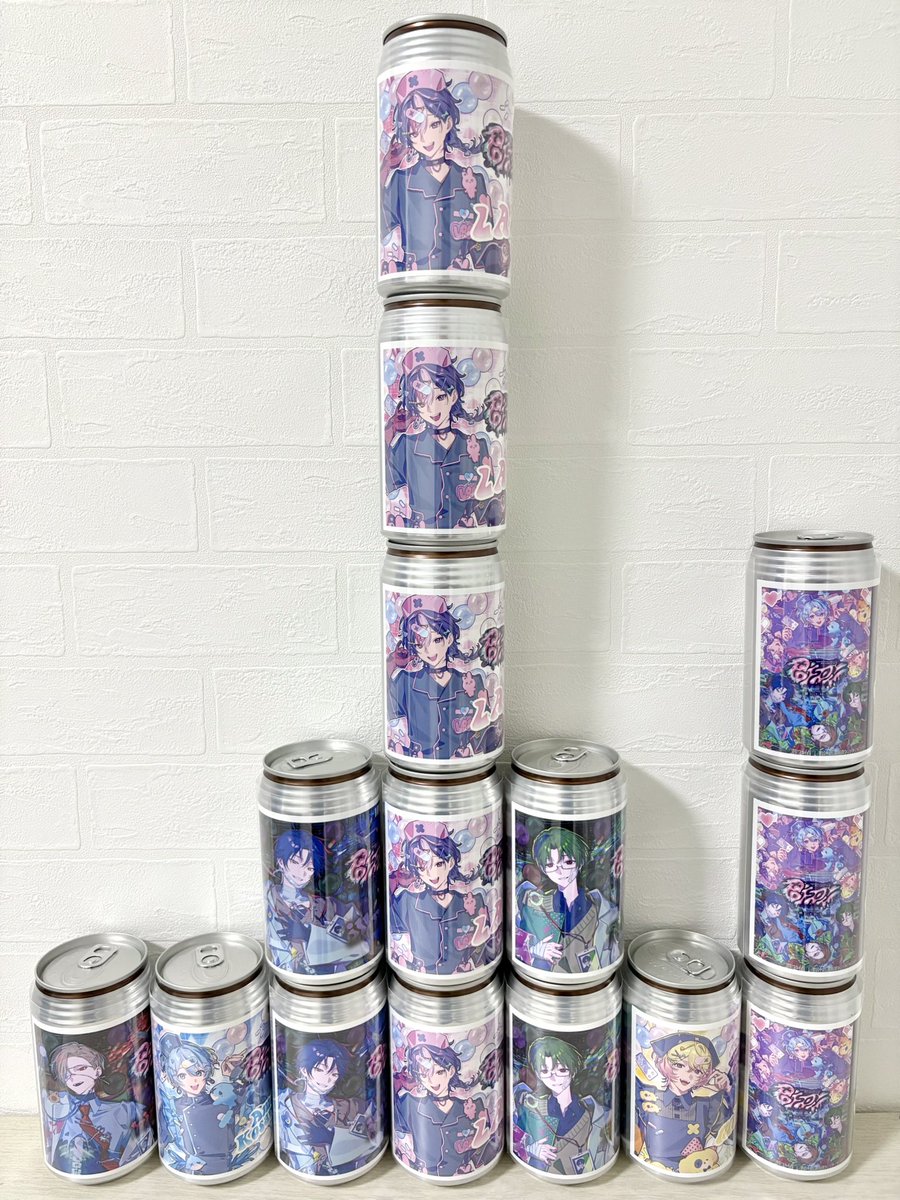 _Hkkkkta's tweet photo. ラベル缶行ってきました！
無事コンプできたしボイス付きだったし幸せです☺️
1/3が🌸くんでびっくりしたw

#シクフォニ https://t.co/2jDKXMPRCY