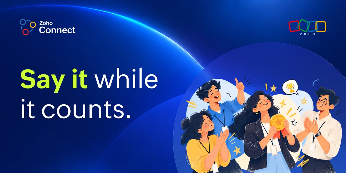 zohoconnect's tweet photo. Why do recognition programs lose steam after 90 days? 🤔
Great work doesn't follow a nomination calendar, and neither should appreciation.
Here's how to keep recognition alive 👉https://t.co/toGkpRuesv

#EmployeeAppreciation https://t.co/dBcTkMsBmT