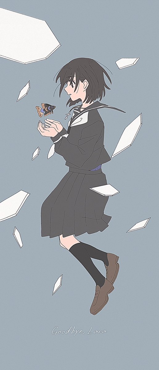 7_77mg's tweet photo. 9月に描いた絵でした！たくさん見てくださりありがとうございました。さよララロスでだいぶ痛みますが、このキズが私なの……だから……これからも……この脚で、歩いていく……🚶🏻👣⸒⸒ https://t.co/3Yp4nyTRd3