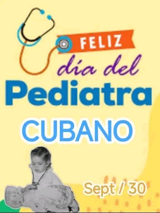 MTSS_CUBA's tweet photo. En el Día del Pediatra Cubano, enviamos las felicitaciones y un abrazo a estos profesionales que con mucho amor y entrega contribuyen al cuidado de la salud de nuestra infancia.
#CubaPorLaSalud
#CubaPorLaVida 
#MtssCuba https://t.co/UBOFTyaq15