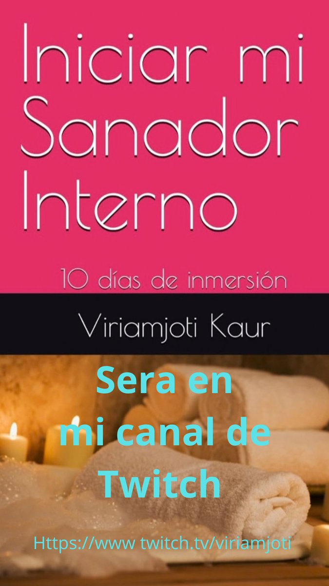 ViriamJoti_Kaur's tweet photo. 🎉🎉¡Evento de Streamsario!🎉🎉

Entre los días 4 y 14 de octubre en mi canal de Twitch ( https://t.co/JVYSNUdDuE , ya tenéis fijados los horarios en el calendario por si no estuvieses viendo desde la Península Española) compartiremos los 10 días de meditación recogidos en https://t.co/dr2ntNjFVL