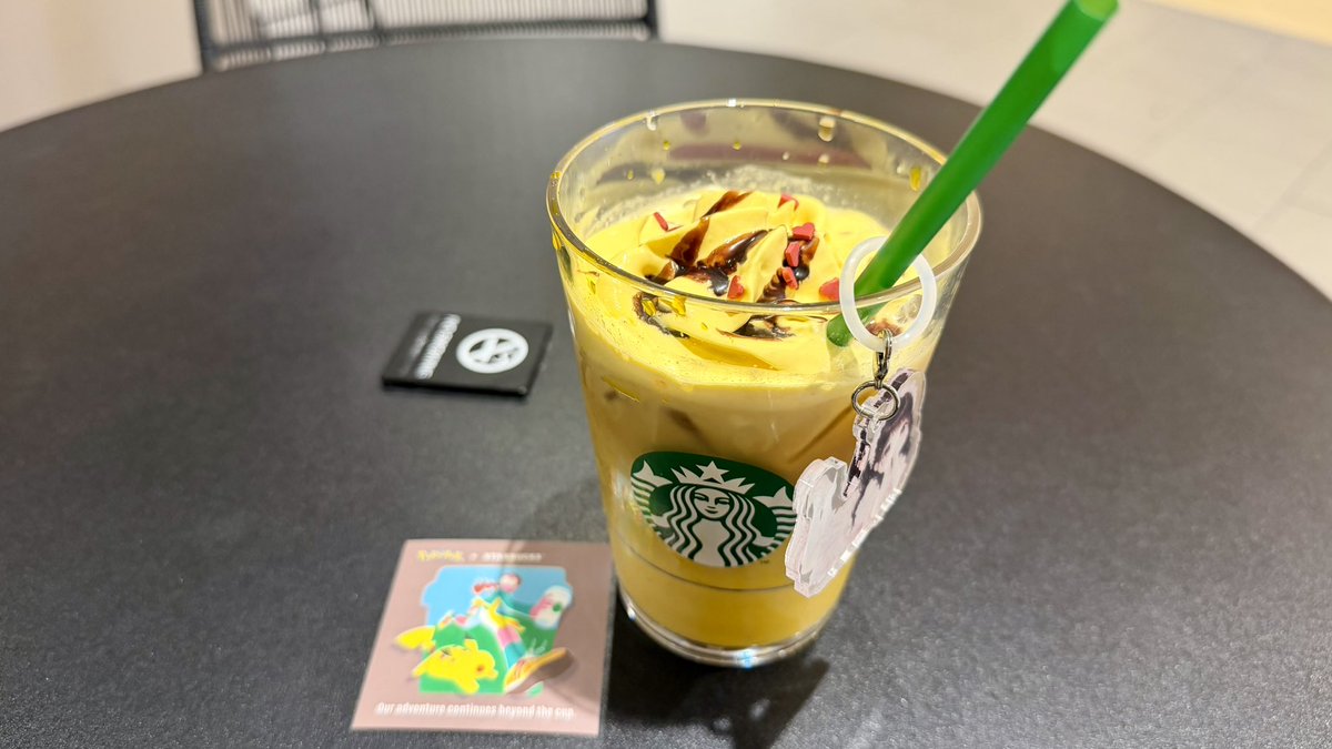 masa__masay's tweet photo. スタバの「ピカチュウ ハニークリームラテ」
ちょっと思っていたのと違かったかな https://t.co/QWylXFqqD6