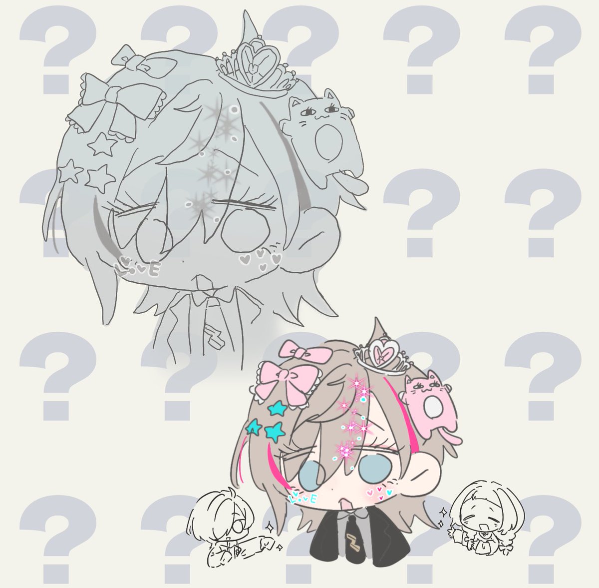 MoMoTiHu's tweet photo. ・・・？
#かな絵　#七次元掲示板 https://t.co/4FNHwToU2N