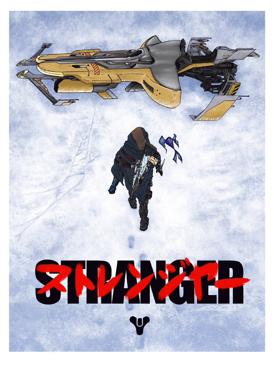 ATasteOfZen's tweet photo. STRANGER x AKIRA 

#Destiny2Art https://t.co/R8Yy5KhQrw