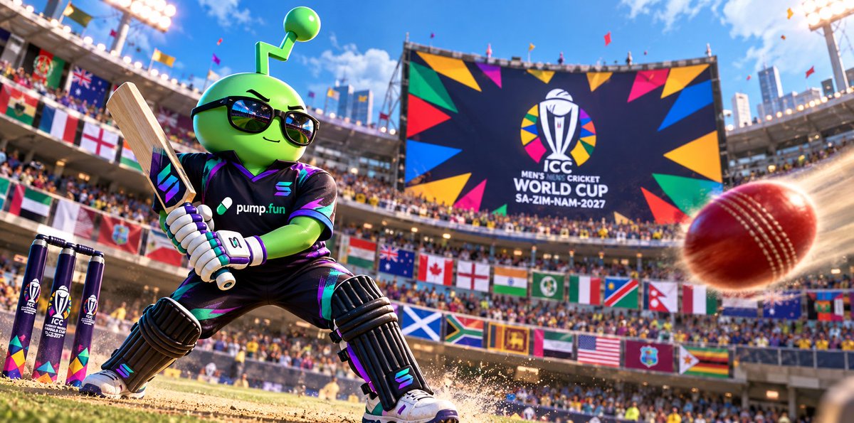 PIP_PUMPFUN's tweet photo. Cricket fever is back with the @cricketworldcup🏏

Like &amp; RT with your favorite team! 

PIP’s at the crease and ready to play. 

$PIP #ICCWorldCup @solana @Pumpfun https://t.co/6ak8SXYErF