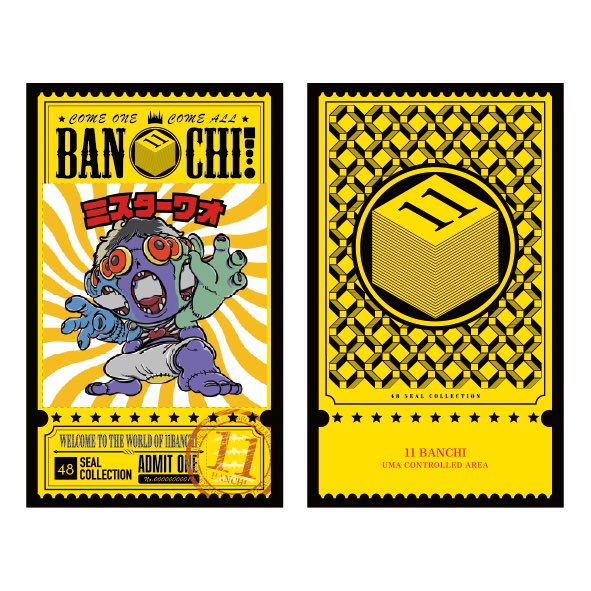 11banchi_'s tweet photo. シール横丁で御購入された皆様ありがとうございます🙇

11BANCHIの台紙はその世界に迷い込めるようにチケットデザインになってます🎫
【ADMIT ONE】御一人様分の入場券⚡︎⚡︎

#自作シール #48シール　
#シール横丁 #11banchi https://t.co/JjlNpvnnUB