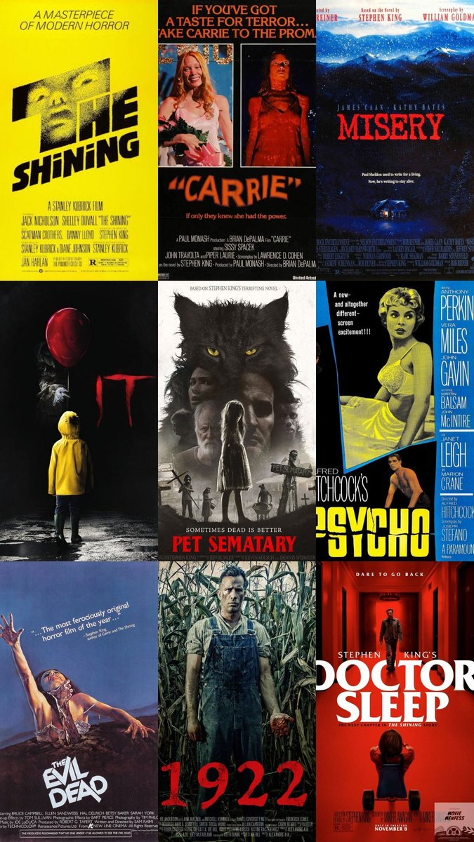 moviemnfs's tweet photo. Best horror mvs by stephen king menurut kalian? Sekalian review dong temen temen. Aku baru nonton IT sm Pet Sematary https://t.co/HMZg5k610d