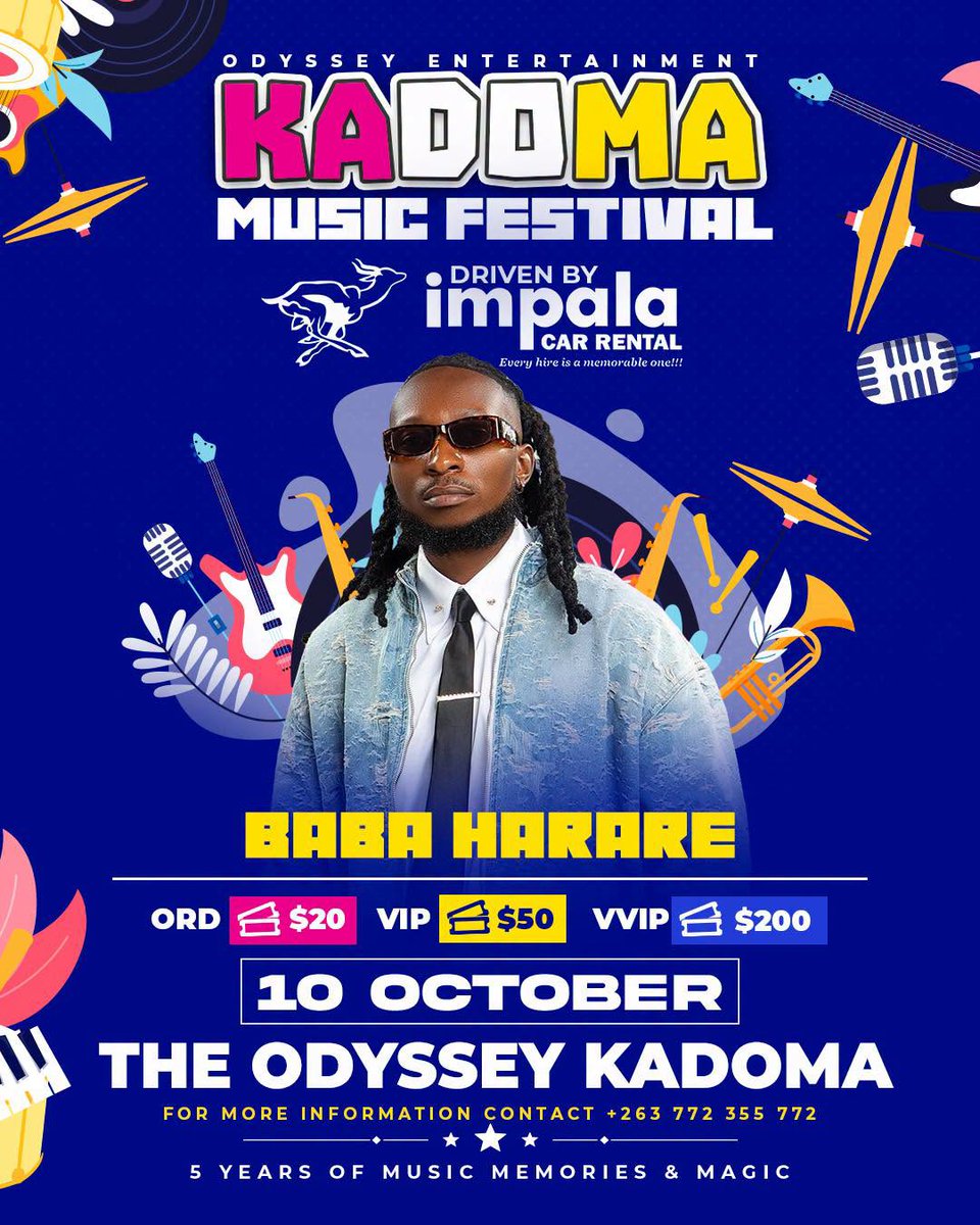 TelOneZW's tweet photo. Family fun starts here!

Get your Kadoma Music Festival Family Zone tickets online via TelPay.

Buy your ticket on https://t.co/KDYFDss0eT https://t.co/6rcabNHzsJ