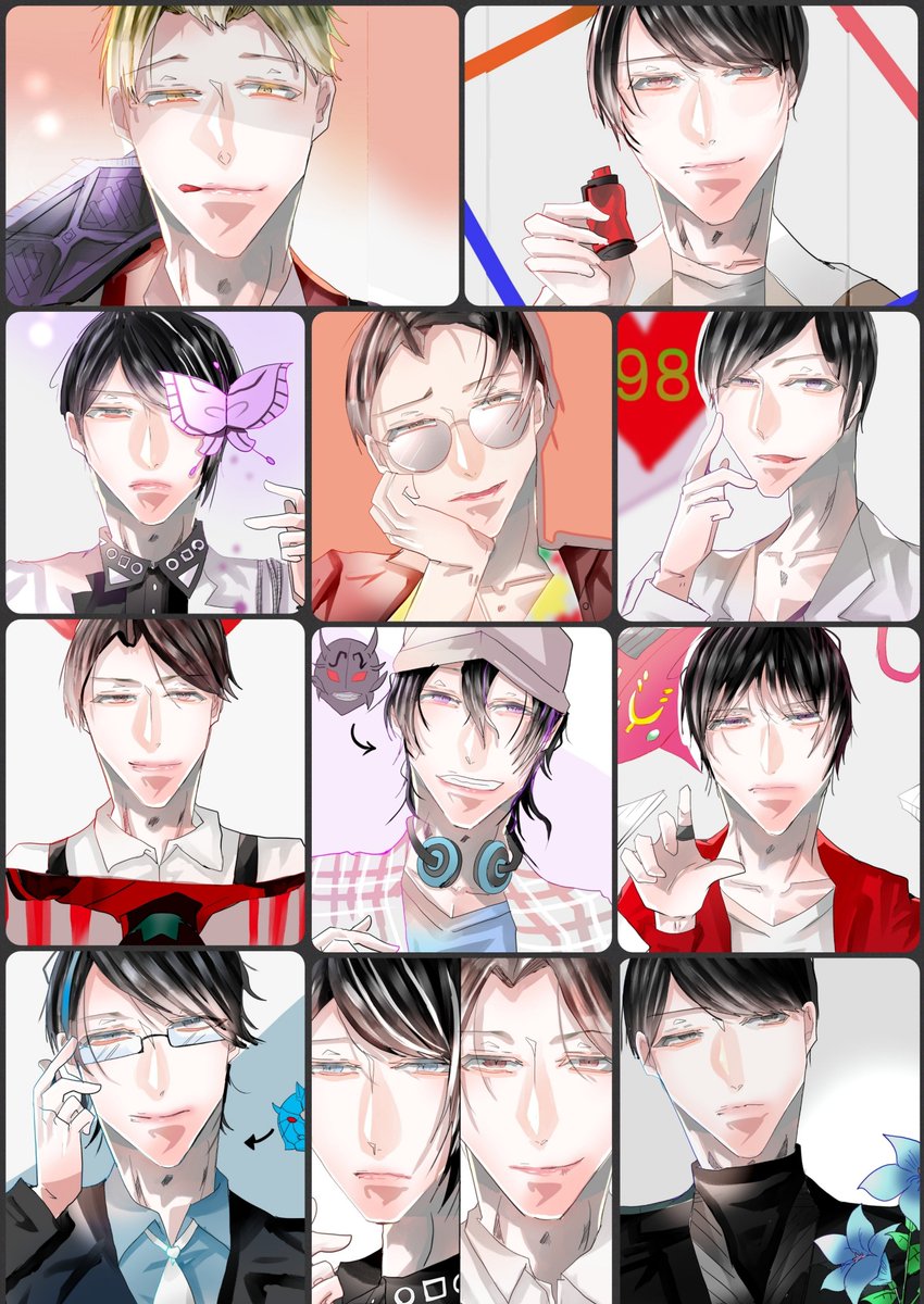 Summer_NATU7's tweet photo. 今月描いた仮面ライダーの
キャライラスト
まとめました

来月もよろしくお願いします🙇‍♀

#仮面ライダー好きと繋がりたい https://t.co/XVmBypaZDG