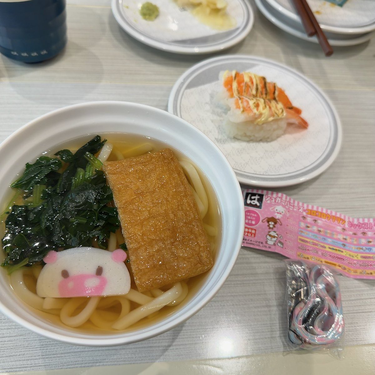 ginsei_ki's tweet photo. シュガバニほしくて流行りの（？）はま寿司🍣❕ https://t.co/xBBHH4V7rC