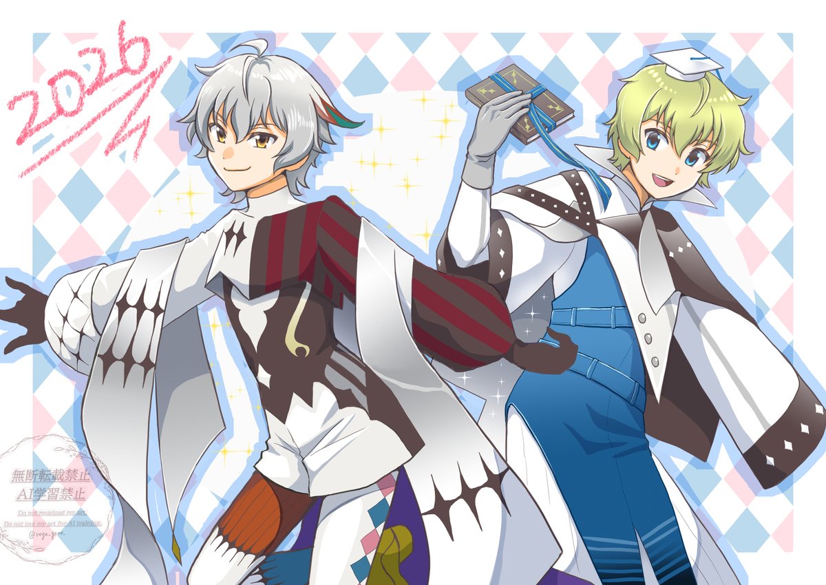 rega_game_'s tweet photo. 既に季節も変わってるけど、悠介享介お誕生日おめでとうございました
やっと描けた https://t.co/DQG2X0Skny