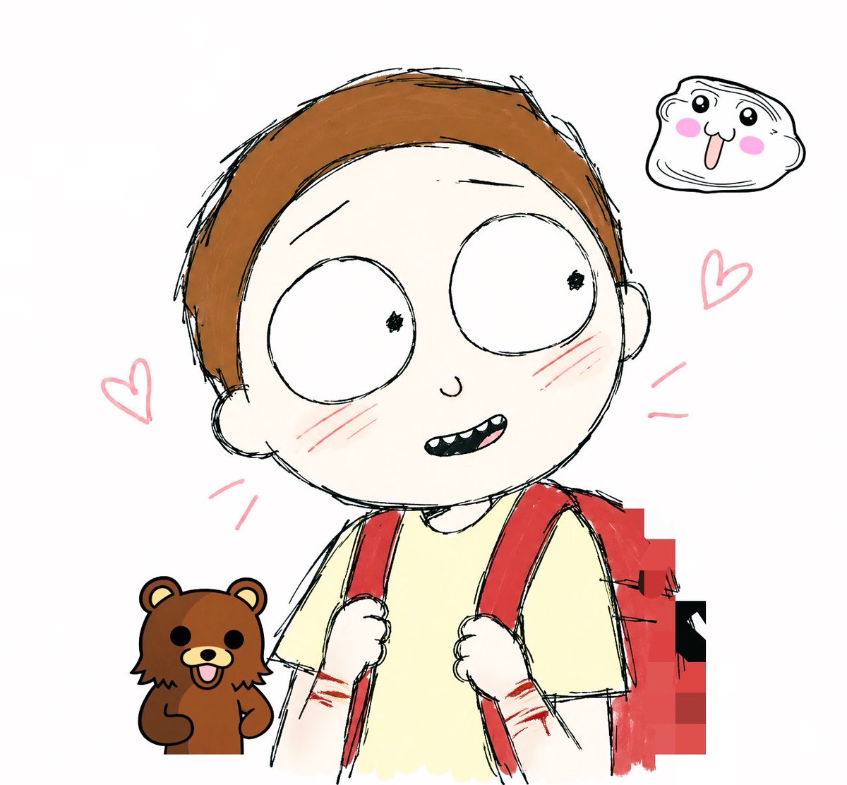 gorebodysf's tweet photo. Silly Morty don’t hurt urself. https://t.co/EtC25MKHCC