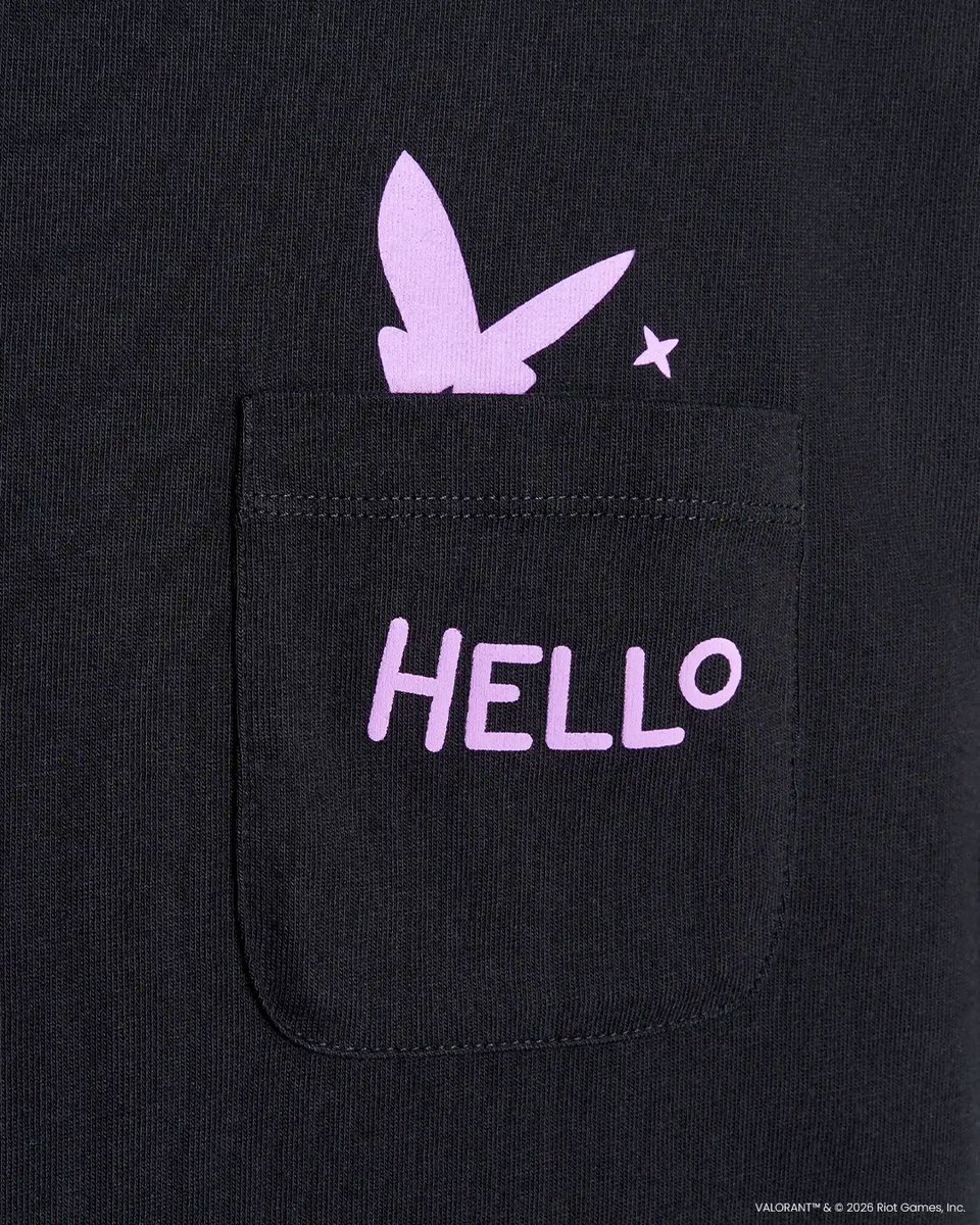 Fulllife_fr's tweet photo. Faites de chaque fin un nouveau départ 🦋

Passerelle unique entre deux mondes, notre T-shirt Clove reprend les fameux symboles de cet agent de @VALORANTfr.

Disponible dès maintenant : https://t.co/zCppNOmabT https://t.co/xZfp4t722j
