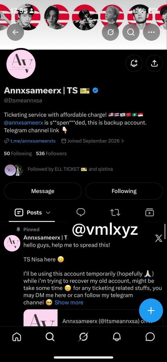vmlxyz's tweet photo. @yoonglossm @Annxsameerx Tagging: @jol_joles 
Thank you for the giveaway! 🥹 Done follow her new account as well!! https://t.co/OZCye26XVJ