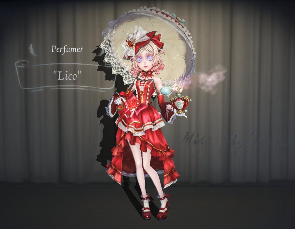 idvlogic's tweet photo. [ T&amp;I ]

Perfumer's A-tier costume "Lico" is now viewable in her collection menu! Shipping for the Global server will begin at the end of January. The costume and its matching S-tier accessory and the B-tier pet will then be available in the in-game shop for echoes on April 1st! https://t.co/fD4fGUHYjd
