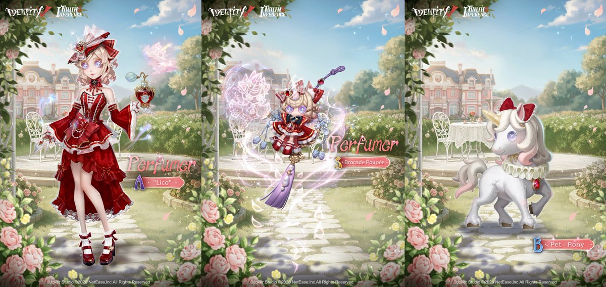 idvlogic's tweet photo. [ T&amp;I ]

Perfumer's A-tier costume "Lico" is now viewable in her collection menu! Shipping for the Global server will begin at the end of January. The costume and its matching S-tier accessory and the B-tier pet will then be available in the in-game shop for echoes on April 1st! https://t.co/fD4fGUHYjd