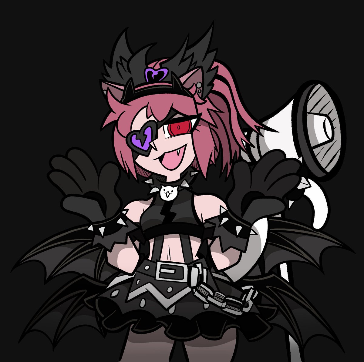 yuj87587's tweet photo. The Battle Cat

Rockster Koneco

Drawing in the Helltaker style is really fun It is very helpful for studying drawing
#TheBattleCats #FanArt #にゃんこ大戦争 https://t.co/Asywj11pK7
